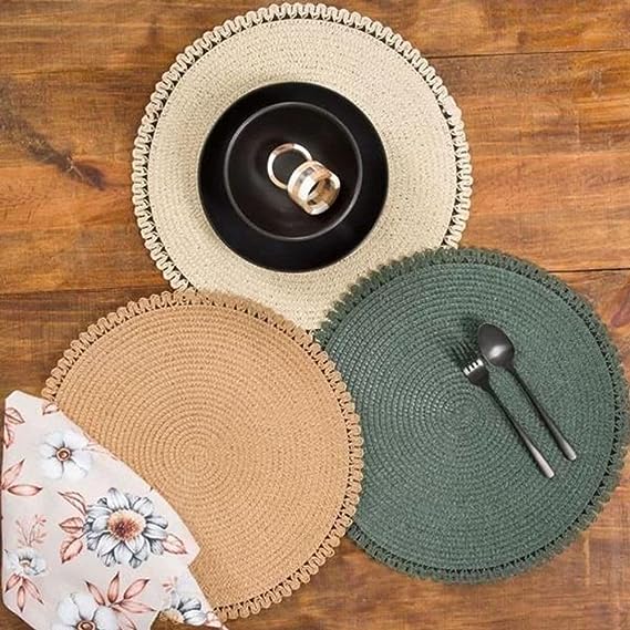 Jogo Americano Vernon Palha - DoceLar Loja