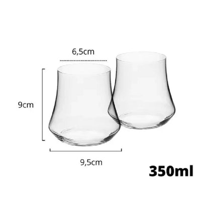 Cj 6 Copos de Cristal Xtra - DoceLar Loja