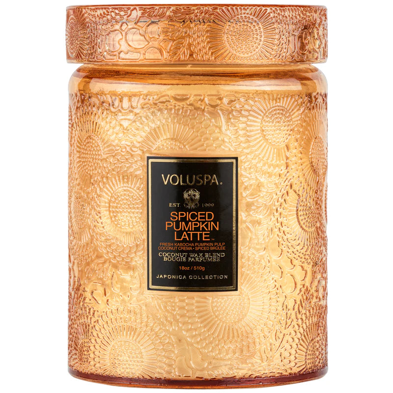 Vela Pote-G Latte Abóboras com Especiarias - DoceLar Loja