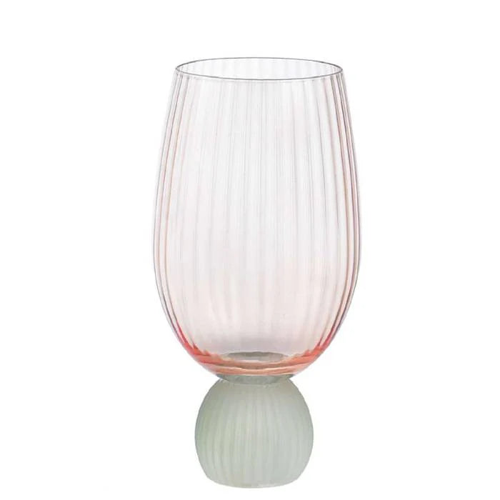 TACA VINHO TINTO COLORS LARANJA C/ VERDE