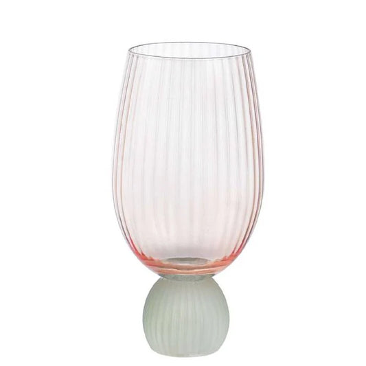 TACA VINHO TINTO COLORS LARANJA C/ VERDE