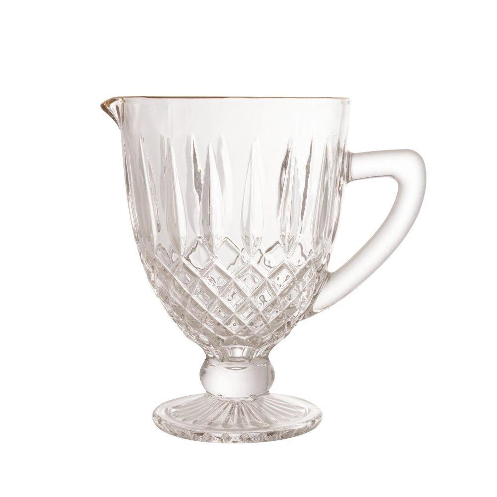 Jarra Wolff Greek De Vidro Com Fio Dourado