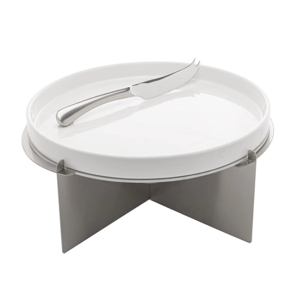 Rechaud de Cerâmica com Suporte Aço Inox e Faca-G