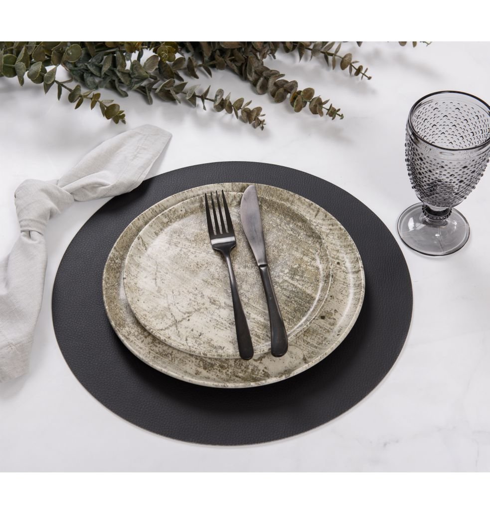 Prato de Sobremesa Aquarelle Stone - DoceLar Loja