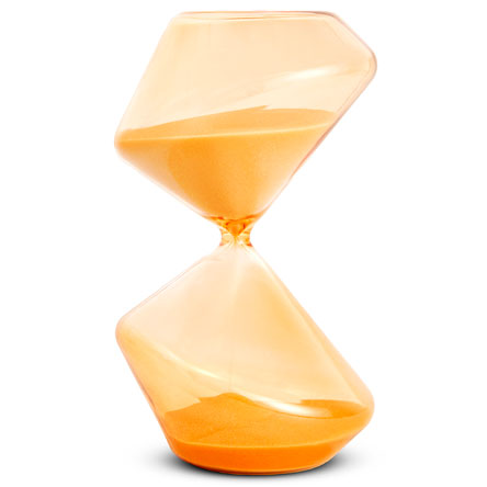 AMPULHETA EM VIDRO 30 MINUTOS