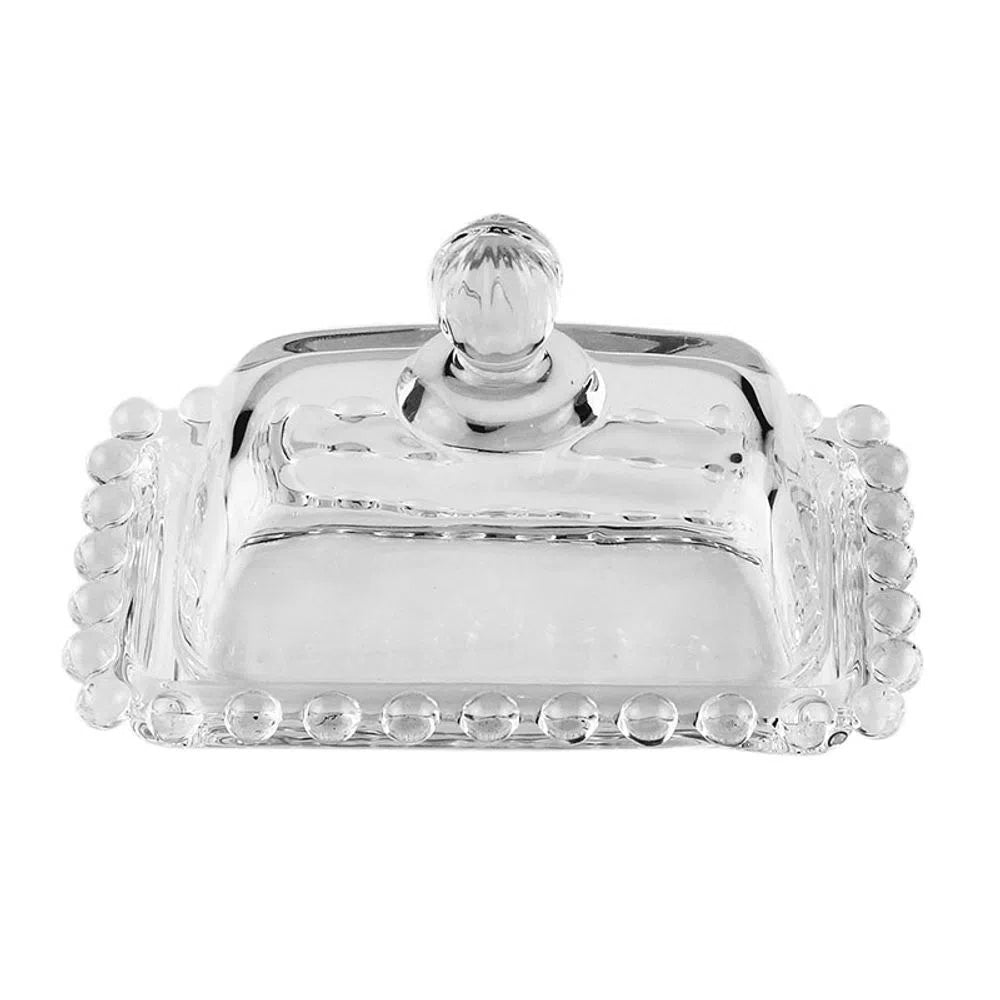 MANTEIGUEIRA CRISTAL DE CHUMBO PEARL 11x7x7cm