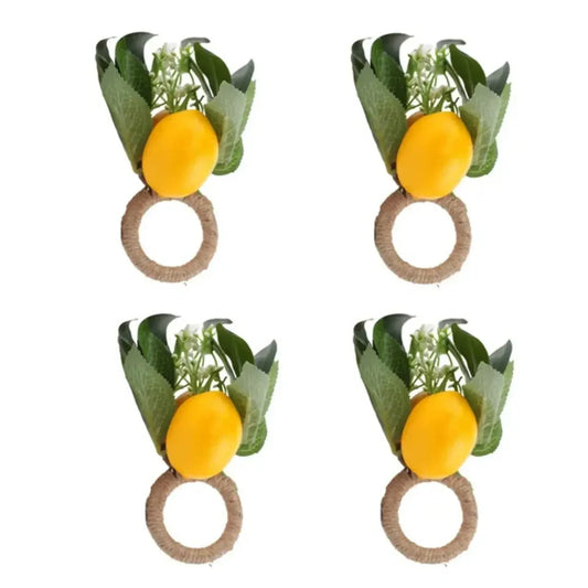 ANEL DE GUARDANAPO LIMÃO C/4