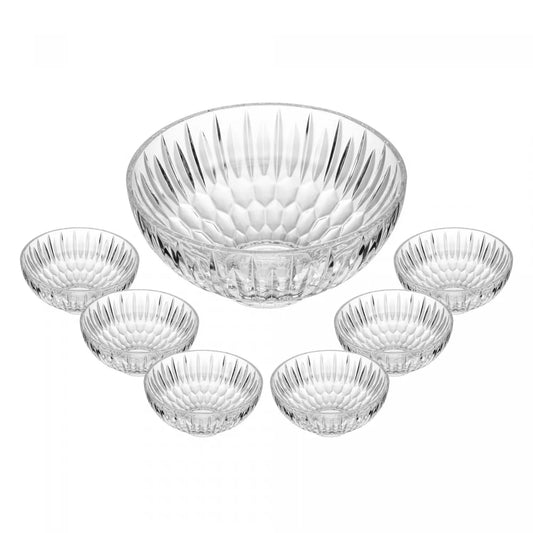 CJ 7 PECAS PARA SOBREMESA DE VIDRO RAIOS