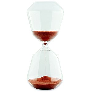 AMPULHETA EM VIDRO 60 MINUTOS