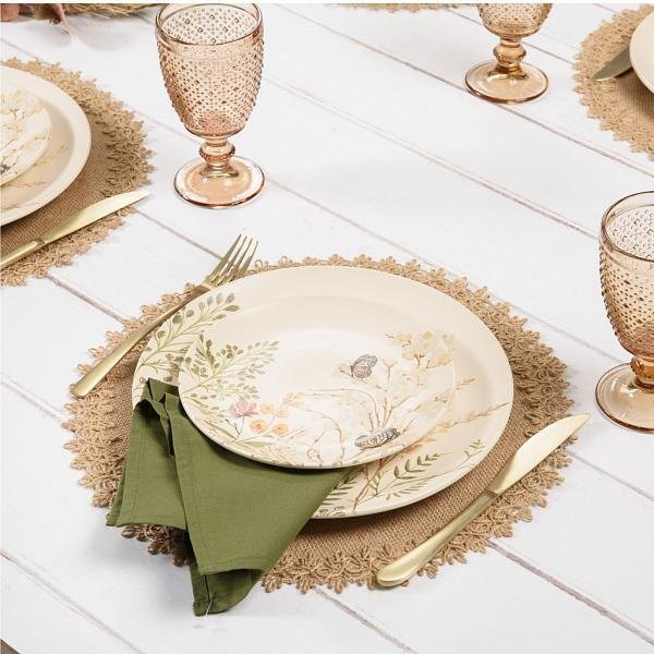 Guardanapo Home 4 Pcs Oliva - DoceLar Loja