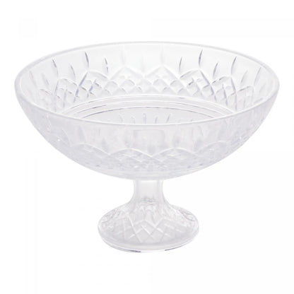 CENTRO DE MESA DECORATIVO CRISTAL DE CHUMBO COM PE LYS 30X19CM