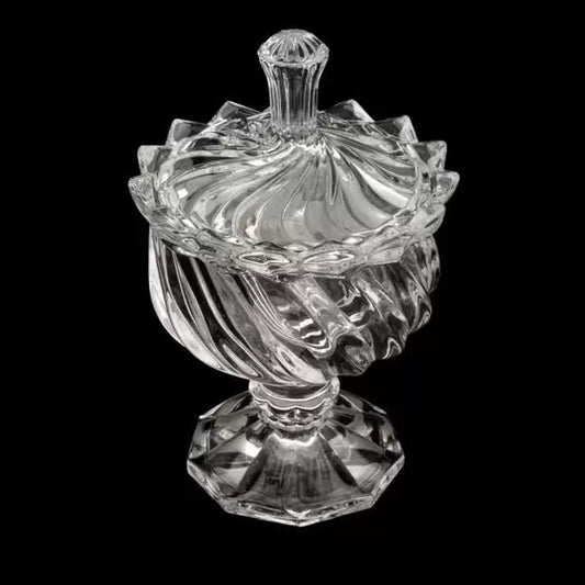 Potiche Cristal Chumbo Linearis - DoceLar Loja