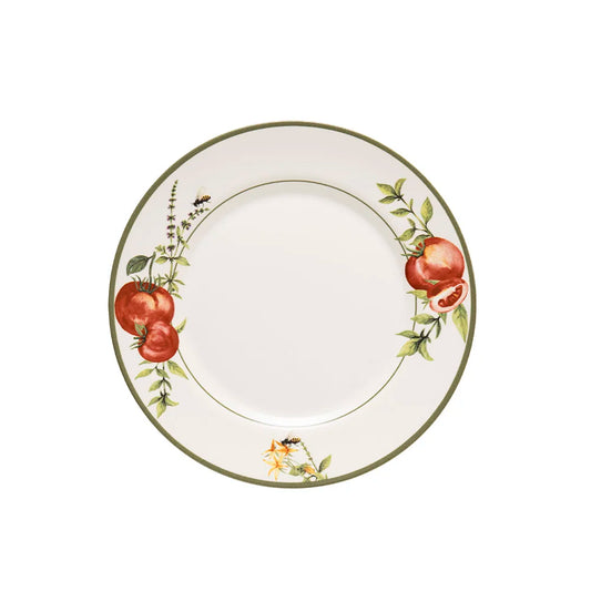 Prato de Sobremesa Aquarelle Pomodoro e Basilico