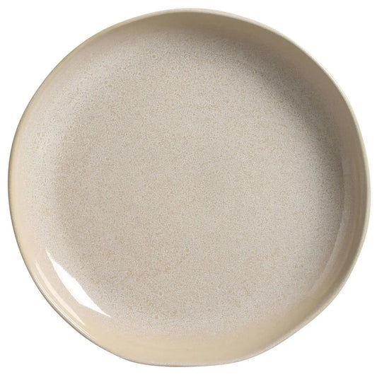 TRAVESSA REDONDA G ORGANICO STONEWARE LATTE Ø36CM