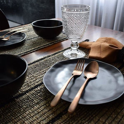 Prato de Lanche Organic Preto - DoceLar Loja