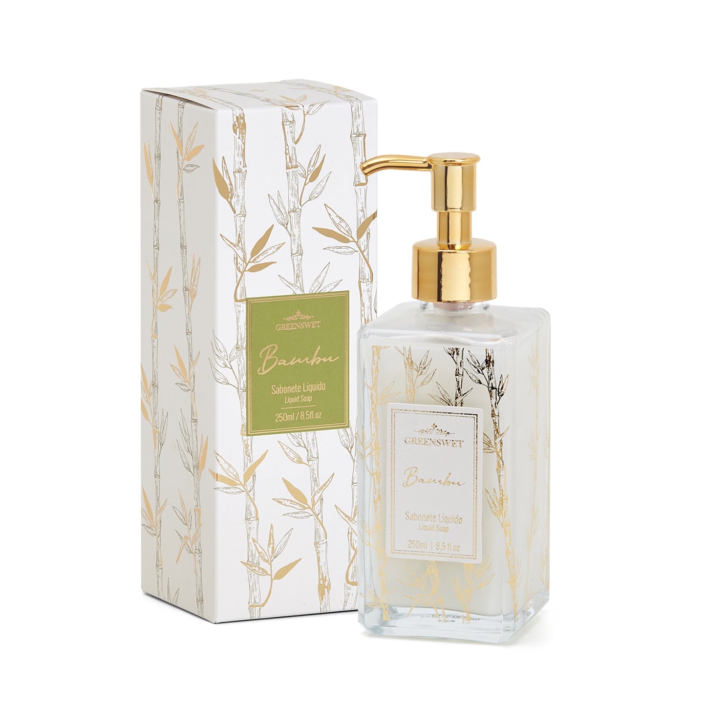 Saboneteira 250ml Essencia Bambu