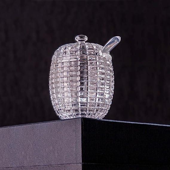 Açucareiro Tress Colher de Cristal - DoceLar Loja