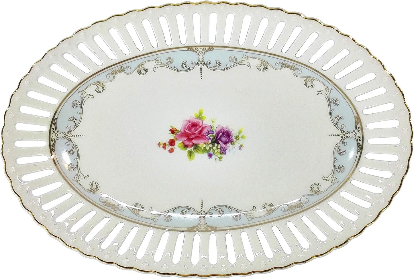 Travessa Oval New Bone China - DoceLar Loja