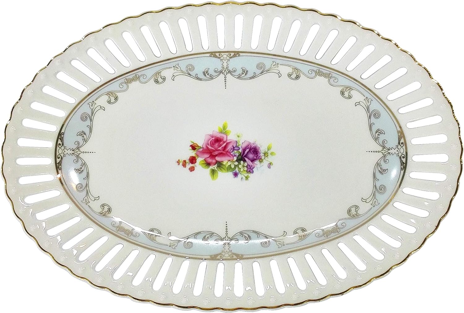 Travessa Oval New Bone China - DoceLar Loja