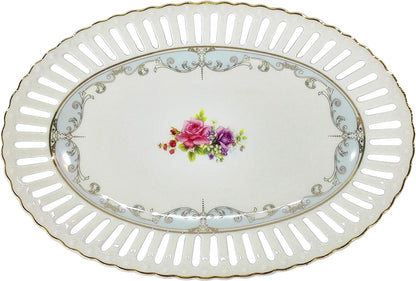 Travessa Oval New Bone China - DoceLar Loja