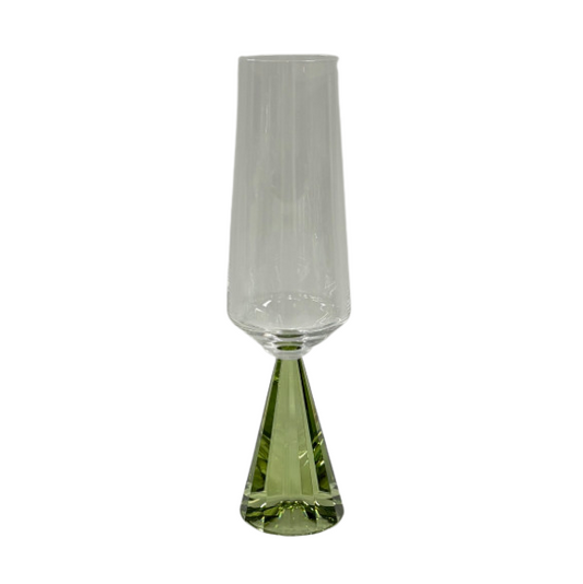 TACA CHAMPAGNE 24X6X6 VERDE