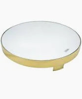 BANDEA ESPELHADA C/ PE DOURADA 36CM