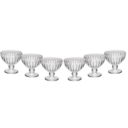 CJ DE TACAS PARA SOBREMESA DE CRISTAL BANGKOK 260ML