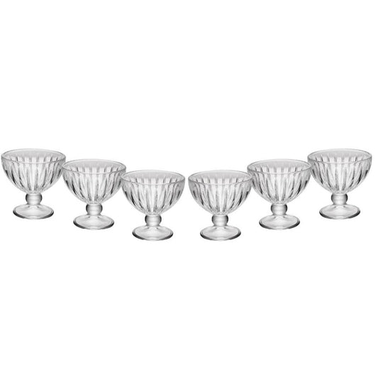 CJ DE TACAS PARA SOBREMESA DE CRISTAL BANGKOK 260ML
