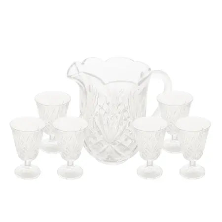 CJ JARRA C/6 TACAS DE CRISTAL DUBLIN 1,1L/200ML