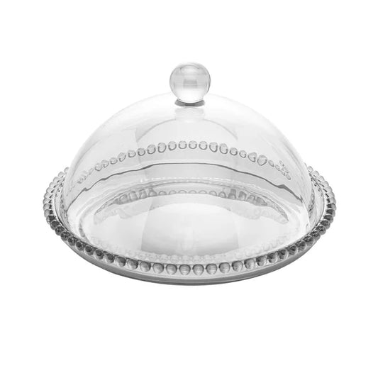 QUEIJEIRA CRISTAL DE CHUMBO PEARL 20x12cm