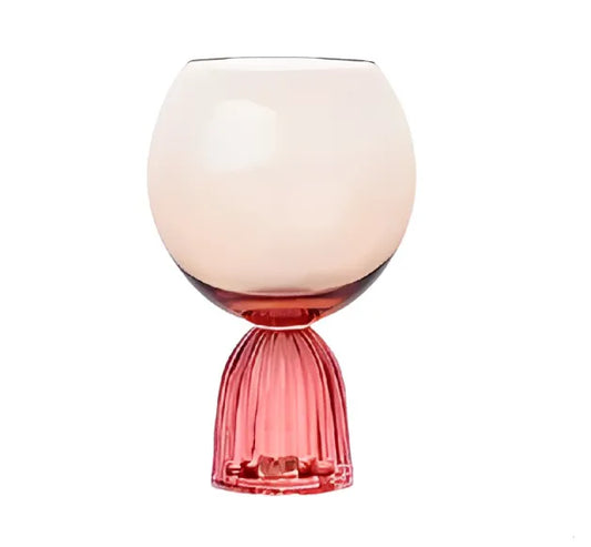 TAÇA ROSA E AMBAR 460ML