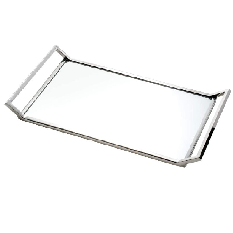 BANDEJA ACO INOX C/ESPELHO 40x20x5cm
