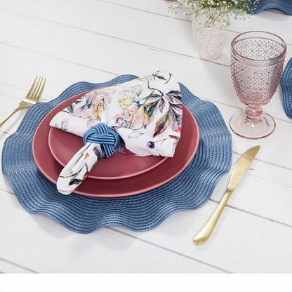 Jogo Americano Luna Wave Avulso Azul Infinity - DoceLar Loja