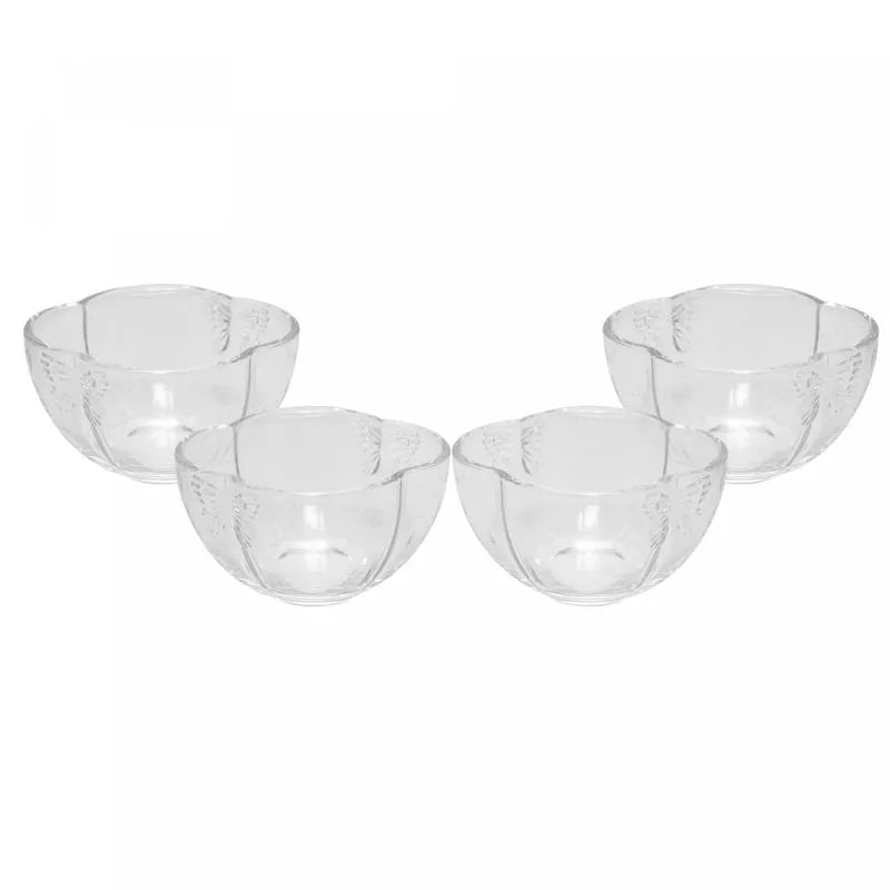 CJ 4 BOWLS DE VIDRO BUTTERFLY 11CM X 11CM X 6,5CM