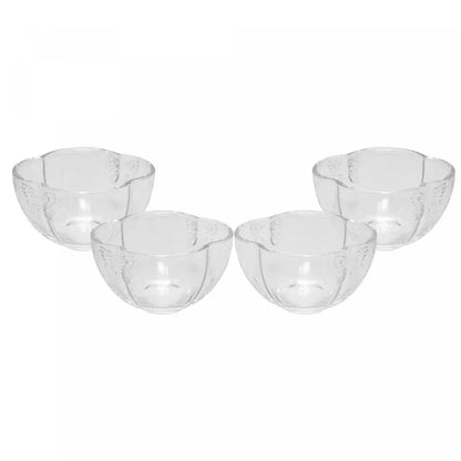 CJ 4 BOWLS DE VIDRO BUTTERFLY 11CM X 11CM X 6,5CM