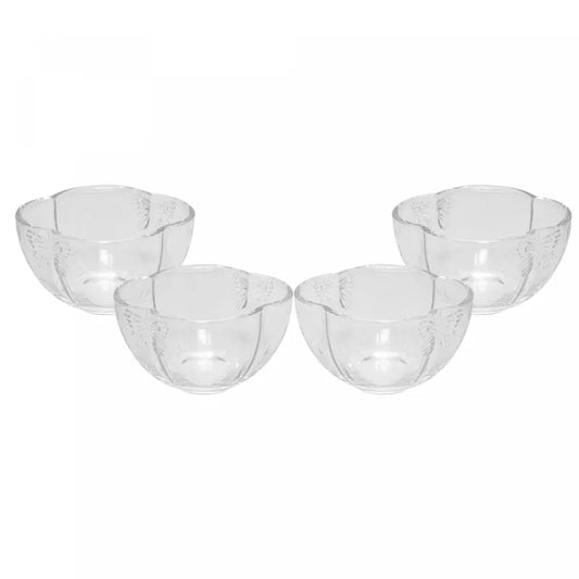 CJ 4 BOWLS DE VIDRO BUTTERFLY 11CM X 11CM X 6,5CM