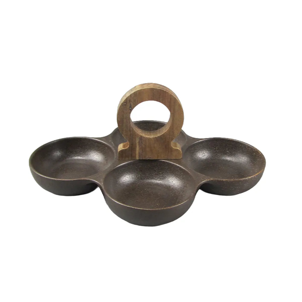 PETISQUEIRA EM CERAMICA PRETA