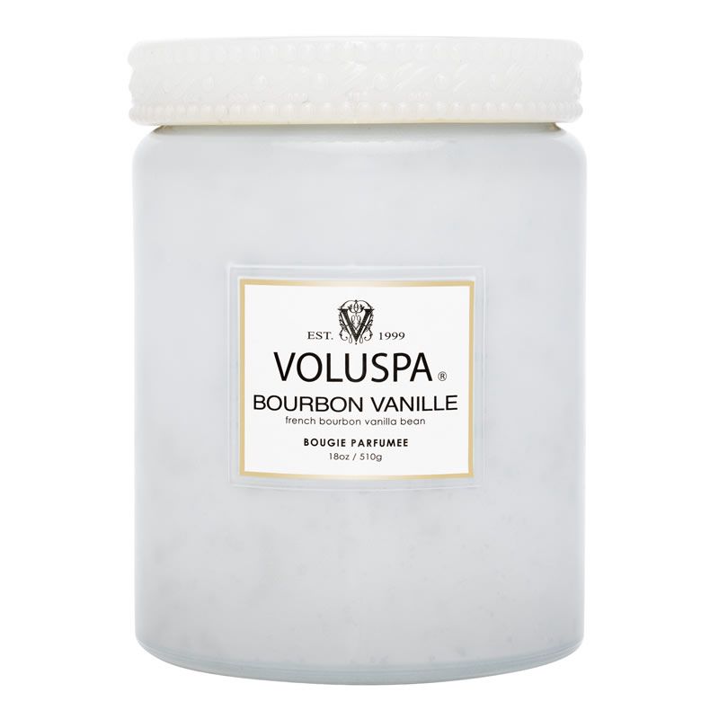 VELA POTE VIDRO G +150H BOURBON VANILLE