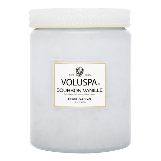 VELA POTE VIDRO G +150H BOURBON VANILLE