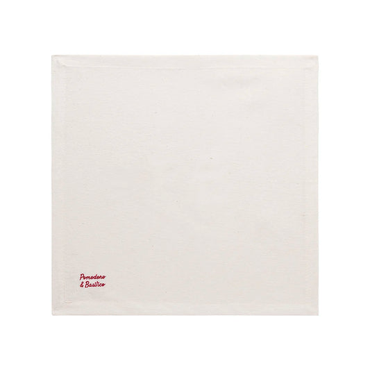 Guardanapo Eco 4 Pcs Pomodoro e Basilico Vermelho