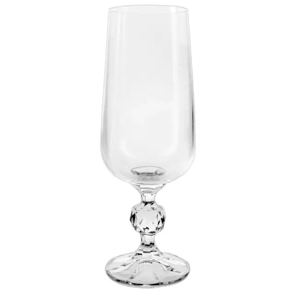 Cj 6 Taças Bohemia Cláudia em Cristal Ecológico - DoceLar Loja