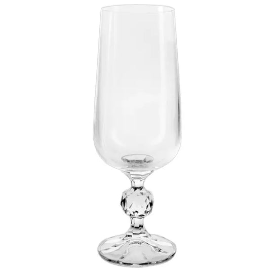 Cj 6 Taças Bohemia Cláudia em Cristal Ecológico - DoceLar Loja