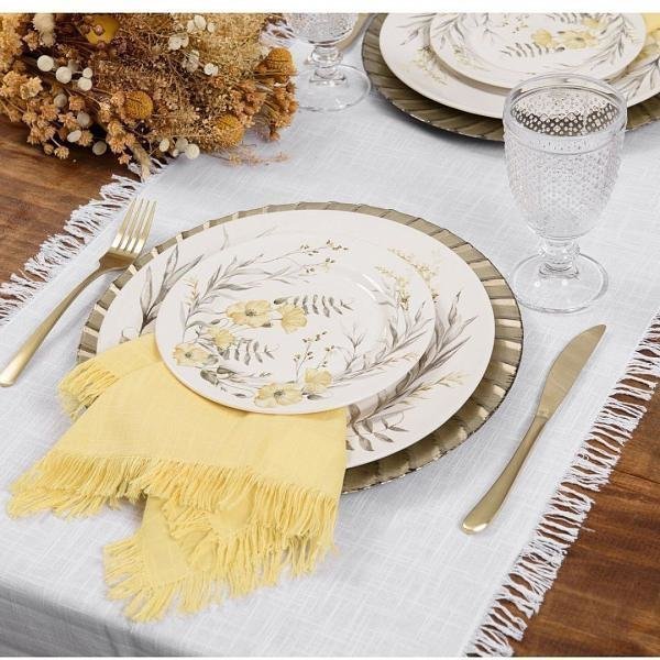 Guardanapo Franja Coloratta Sunshine - DoceLar Loja