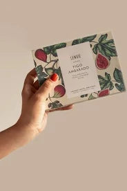 KIT SABONETE VEGETAL EM BARRA FIGO AMBARADO - 2x150G