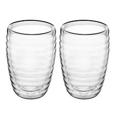 CJ 2 COPOS PAREDE DUPLA DE VIDRO GOMOS 380ML