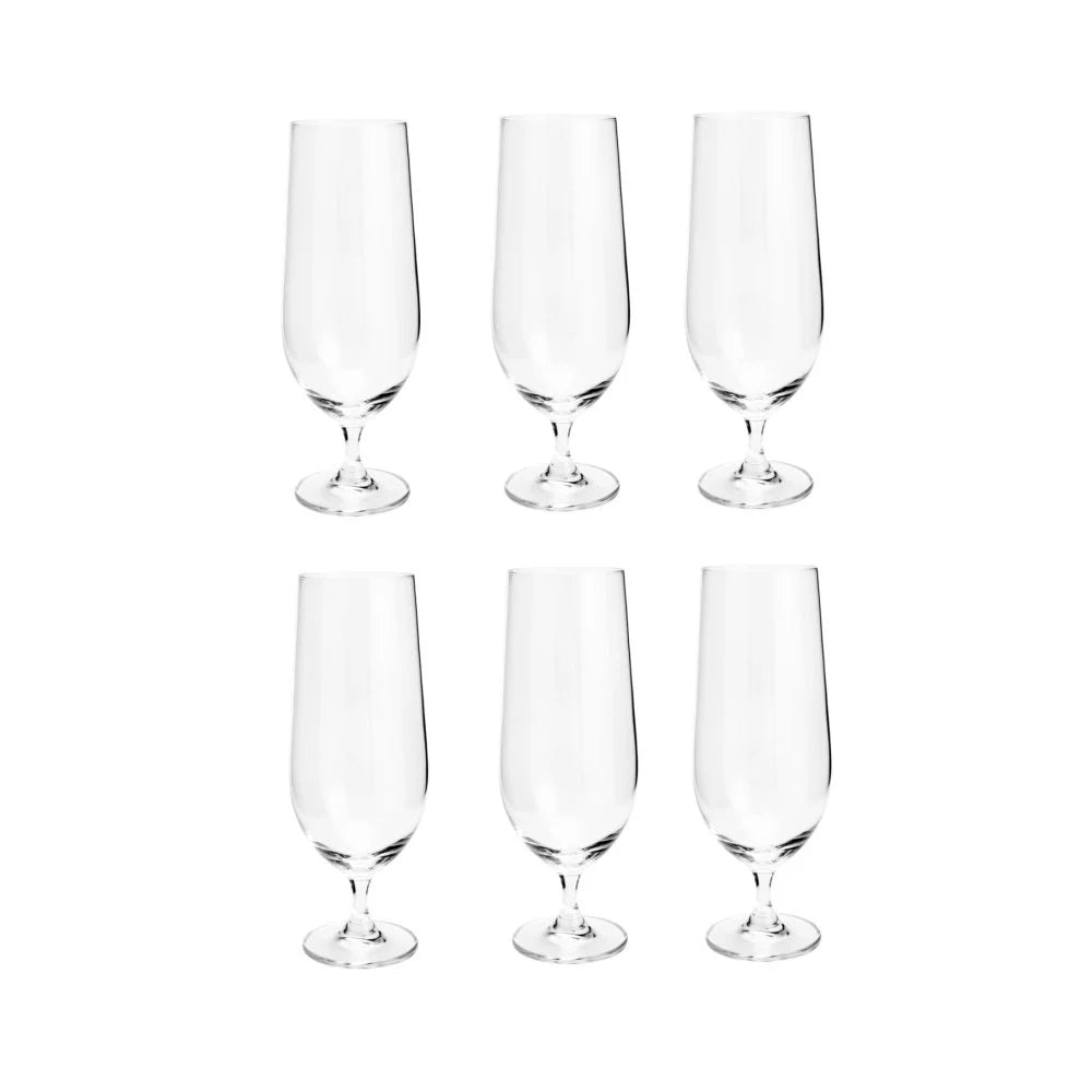 CJ 6 TACAS CRISTAL ECOLOGICO (LIVRE DE CHUMBO) P/CERVEJA COLUMBA 470ml