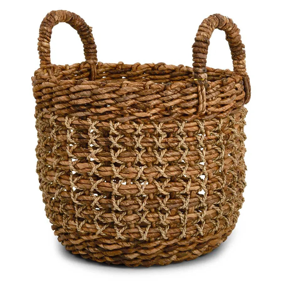 CESTO EM FIBRA NATURAL