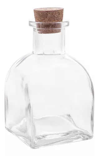 POTE DE VIDRO BOROSSILICATO C/ ROLHA