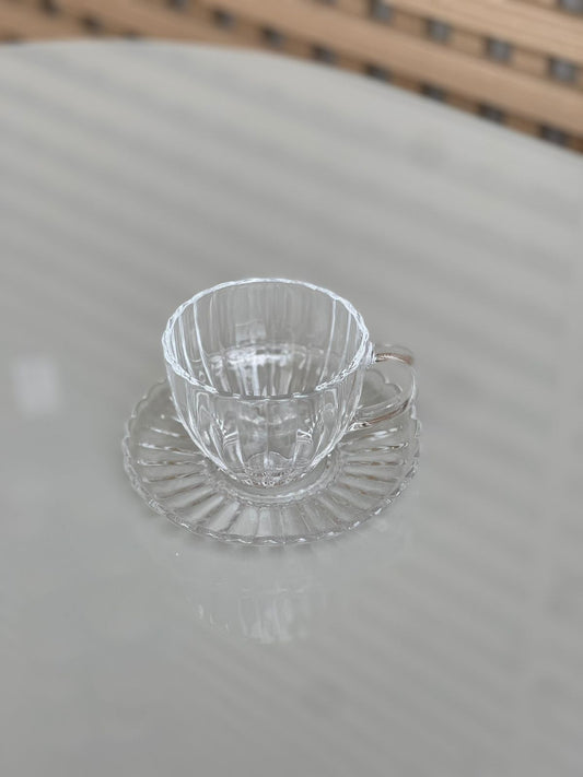 CJ 6 Xícaras de Chá com Pires Pétala