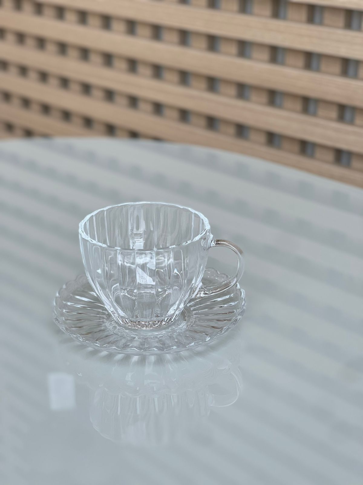 CJ 6 Xícaras de Chá com Pires Pétala